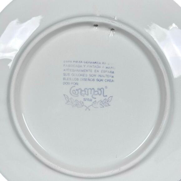 Ceramar Hand Painted Vintage Neo-Classical 9" Wall Plate-Spain-Excellent & Rare! - Picture 4 of 4